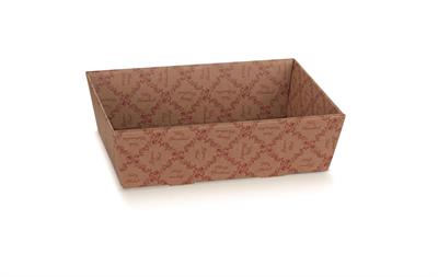 VASSOIO ROYAL GARDEN MARRONE 23X17X8CM