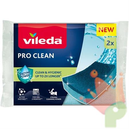 SPUGNA CLASSICA VILEDA PRO CLEAN 2PZ