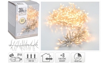 LUCI DI NATALE CLUSTER 384LED CALDE
