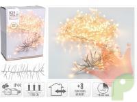LUCI DI NATALE CLUSTER 1512LED CALDE