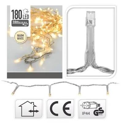 LUCI DI NATALE LED 180 BIANCO CALDO