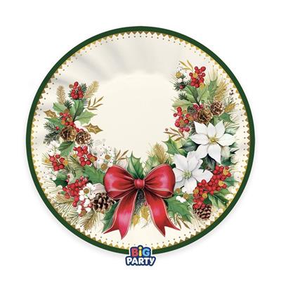 PIATTI CHRISTMAS VINTAGE 25CM 6PZ
