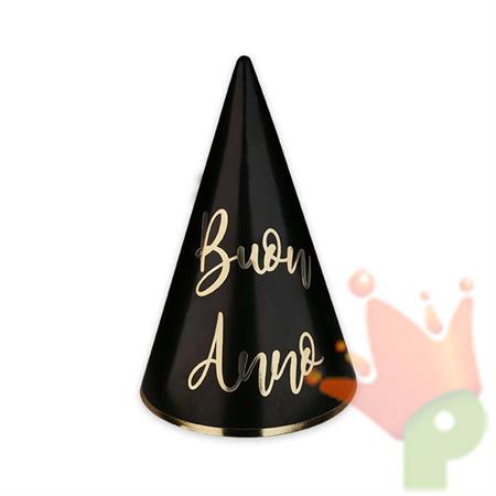 CAPPELLINI BUON ANNO ORO/NERO 6PZ
