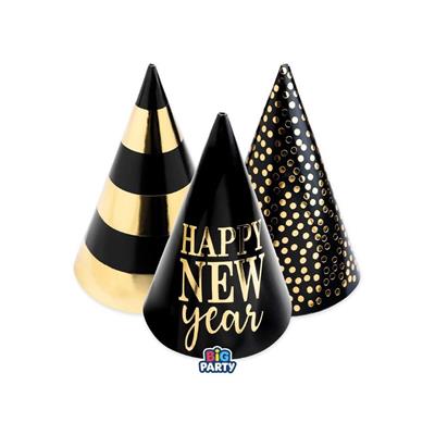 CAPPELLINI HAPPY NEW YEAR ORO/NERO ASSORTITI 6PZ