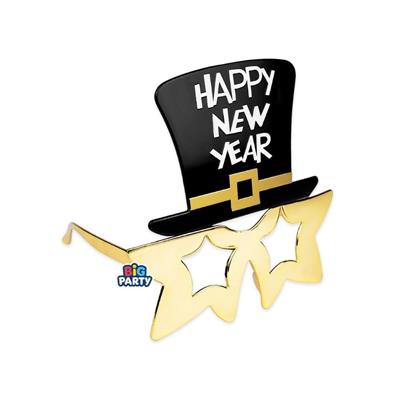 OCCHIALINI IN PLASTICA HAPPY NEW YEAR CON CAPPELLINO