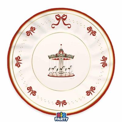 PIATTI CHRISTMAS CARILLON 25CM 6PZ