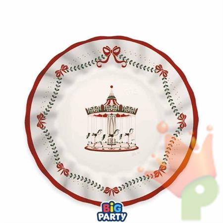 PIATTI CHRISTMAS CARILLON 20CM 6PZ