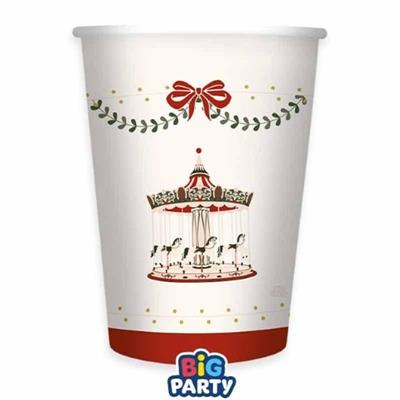 BICCHIERI CHRISTMAS CARILLON 250CC 6PZ