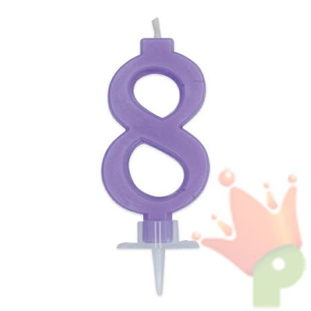 CANDELINA NUMERO 8 VIOLA