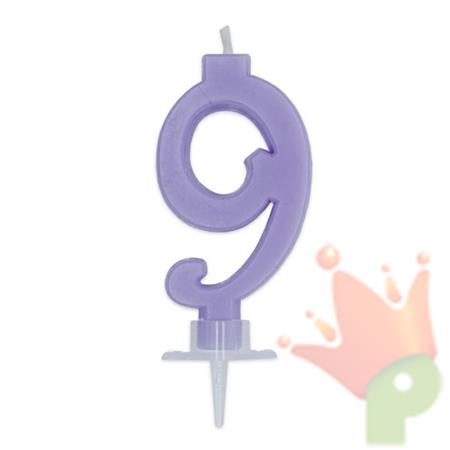 CANDELINA NUMERO 9 VIOLA
