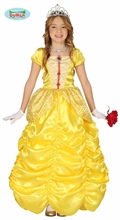 COSTUME PRINCIPESSA BELLE GIALLA BAMBINA  5-6 ANNI