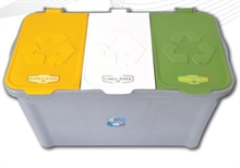 PATTUMIERA UNITRIS VULCANO 80X44X45CM CON FERMABUSTE