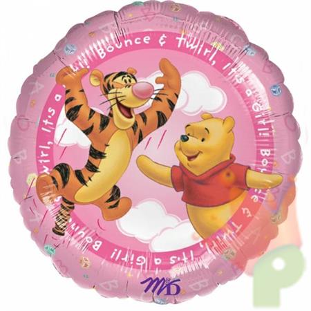PALLONCINO MYLAR 18INCH BABY WINNIE THE POO ROSA