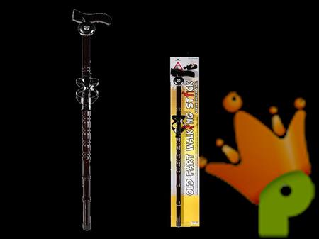 BASTONE DA PASSEGGIO CON SUPPORTO BIBITE E CAMPANELLO 90CM