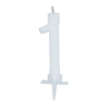 CANDELINA NUMERO 1 CERA ITALIC BIANCO 7CM