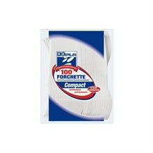 FORCHETTE COMPACT BIANCO 100PZ