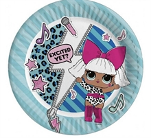 PIATTI 23CM LOL SURPRISE 8PZ