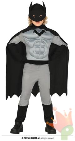 COSTUME SUPER EROE BAT BOY BATMAN BAMBINO 5-6 ANNI