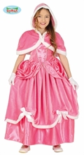 COSTUME PRINCIPESSA PEACH INVERNO BAMBINA 5-6 ANNI