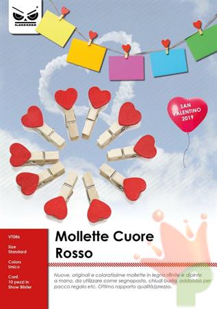 MOLLETTE CUORE ROSSE 12pz