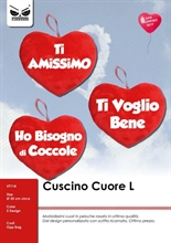 CUSCINO CUORE MIS. M