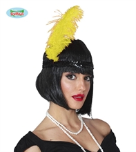 PIUMA GIALLA 30CM 12PZ