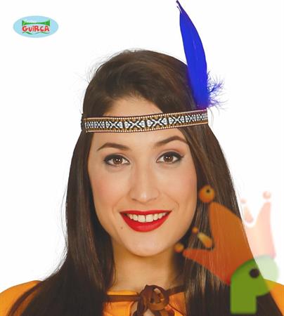 PIUMA INDIANO BLU 30CM 10PZ
