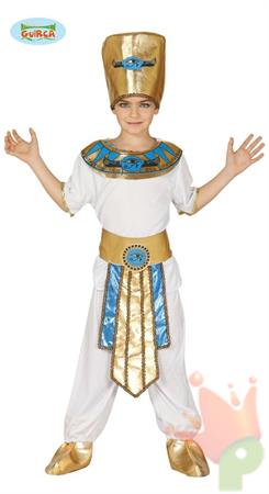 COSTUME EGIZIANO FARAONE BAMBINO 7-9 ANNI