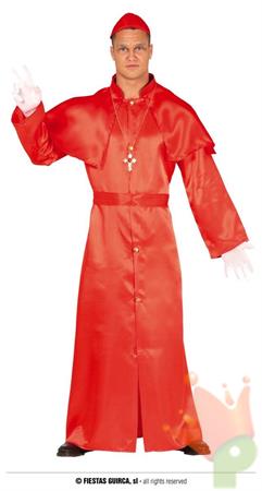 COSTUME CARDINALE ADULTO TAGLIA L 52 54