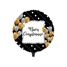 PALLONCINO MYLAR 18INCH BUON COMPLEANNO PRESTIGE