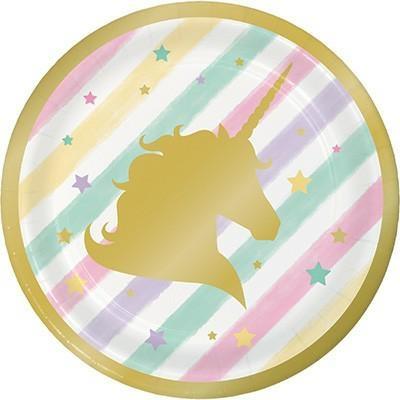 PIATTI 18CM UNICORN SPARKLE 8PZ