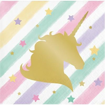 TOVAGLIOLI 25X25 UNICORN SPARKLE 16PZ