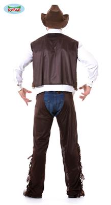 COSTUME COWBOY UOMO  ADULTO  TAGLIA  L 52 54