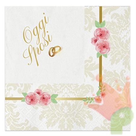 TOVAGLIOLI 33X33 ROMANTIC WEDDING 20PZ