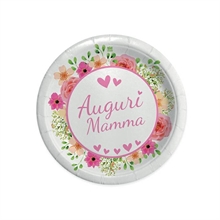 PIATTI 18CM MAMMA 8PZ