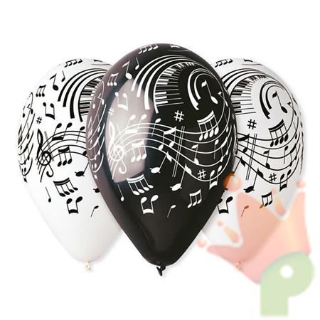 PALLONCINI 12INCH ALL AROUND MUSIC PARTY 100PZ