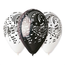 PALLONCINI 12INCH ALL AROUND MUSIC PARTY 100PZ