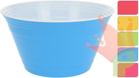CIOTOLA PLASTICA 25X14CM 5ASS