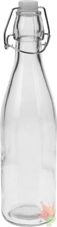 BOTTIGLIA VETRO CON TAPPO 500ML