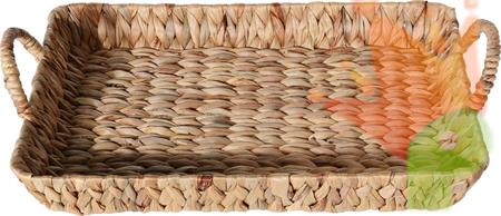 CESTA FOGLIE GIACINTO 45X35X6CM