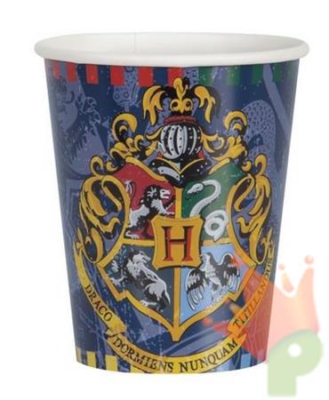 BICCHIERI 266ML HARRY POTTER 8PZ