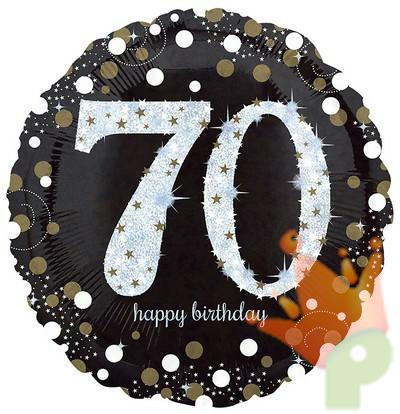 PALLONCINO MYLAR 18INCH HAPPY BIRTHDAY 70