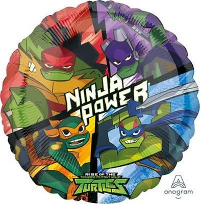 PALLONCINO MYLAR 18INCH TARTARUGHE NINJA POWER
