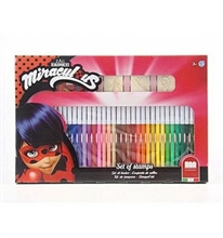 PENNARELLI E TIMBRI LADYBUG MIRACULOUS 36 PZ