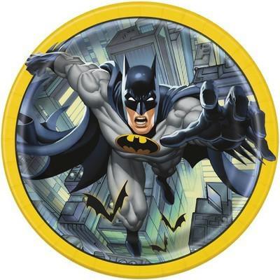 PIATTI 23CM BATMAN 8PZ
