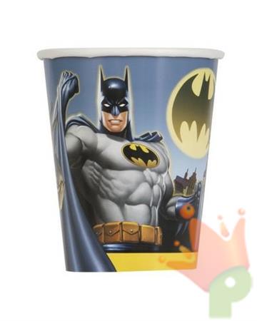 BICCHIERI 266ML BATMAN 8PZ