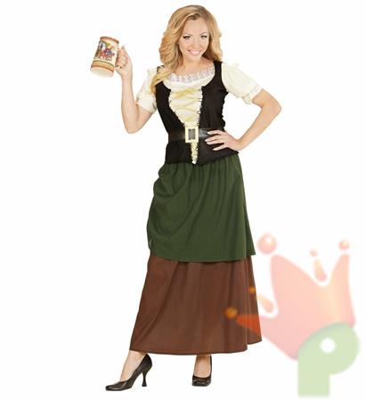 COSTUME LOCANDIERA DEL MEDIOEVO ADULTA TAGLIA M