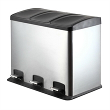 PATTUMIERA CON PEDALE 3X12LT DIFFERENZIATA