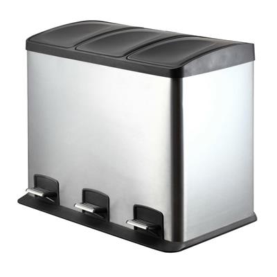 PATTUMIERA CON PEDALE 3X12LT DIFFERENZIATA