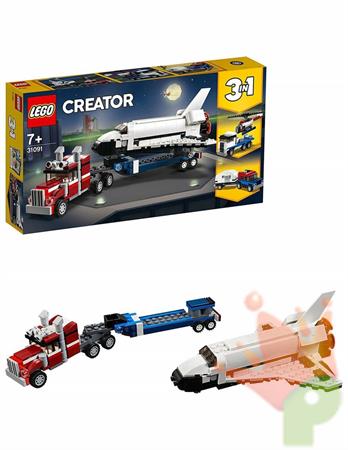 SET COSTRUZIONI TRASPORTATORE DI SHUTTLE LEGO CREATOR